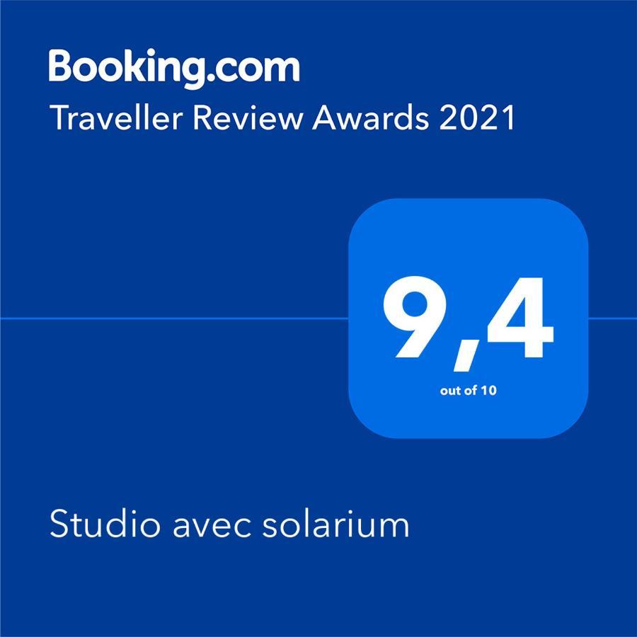 Studio avec solarium Bourg-Saint-Maurice Extérieur photo