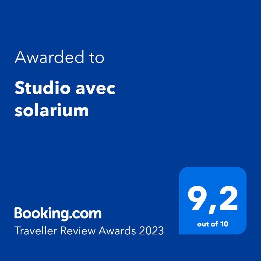 Studio avec solarium Bourg-Saint-Maurice Extérieur photo